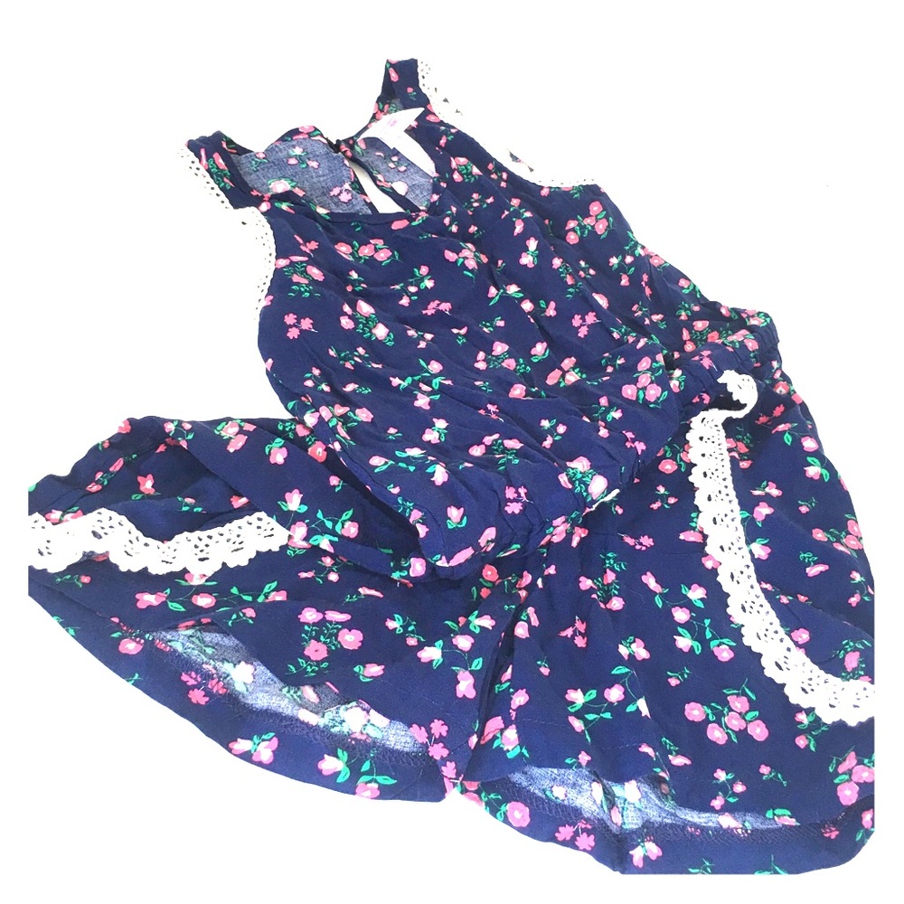 LASTCHANCE Girl jumpsuit Overall flowers size 5/6